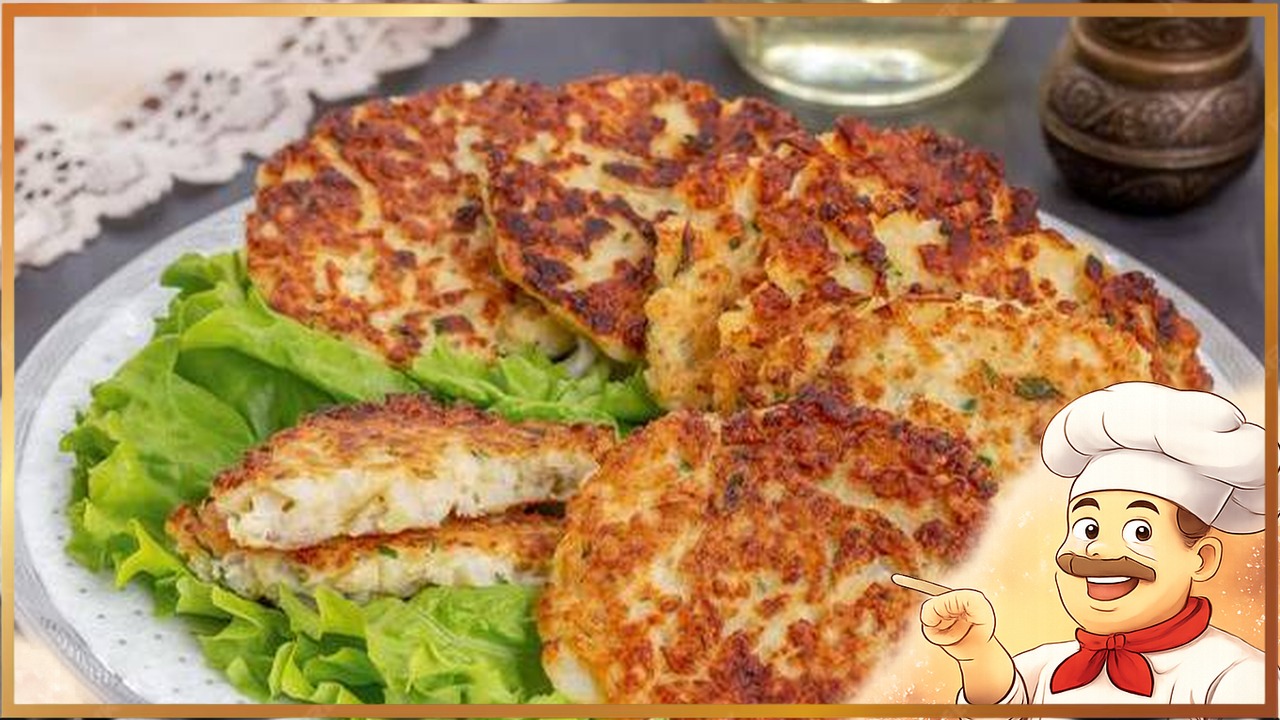 Оладьи из цветной капусты и сыром