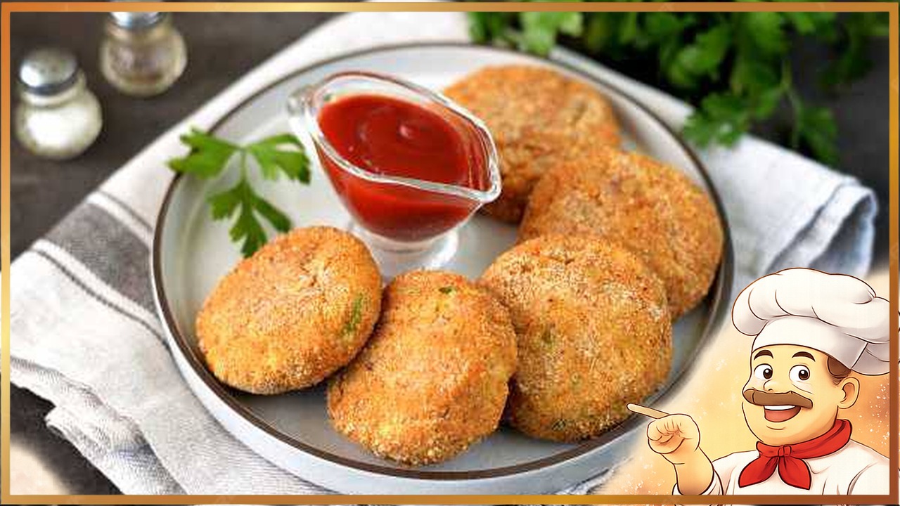 Рыбные котлеты с печенью трески