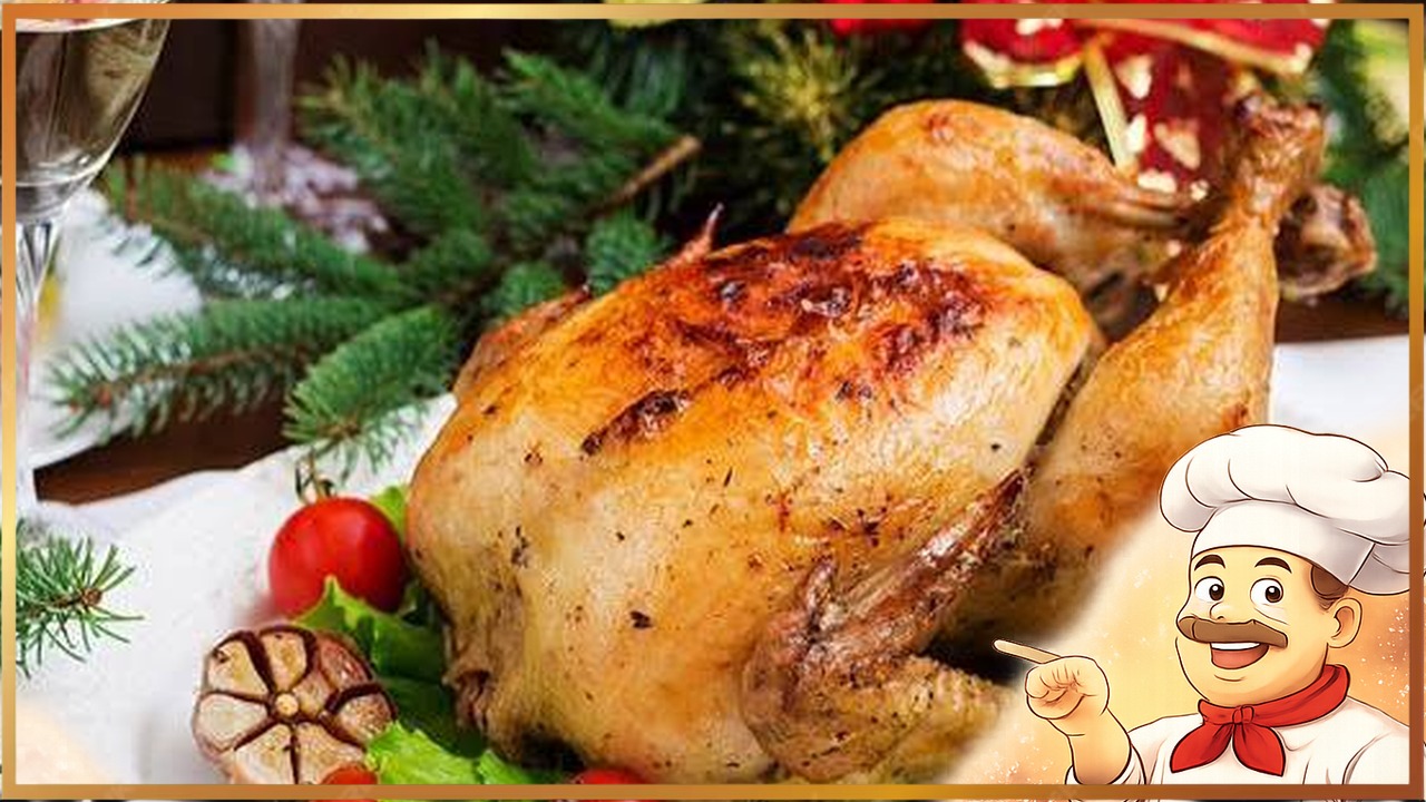 Курица, запечённая с паприкой