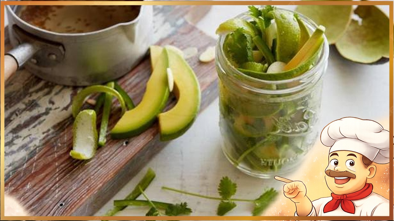 Маринованное авокадо