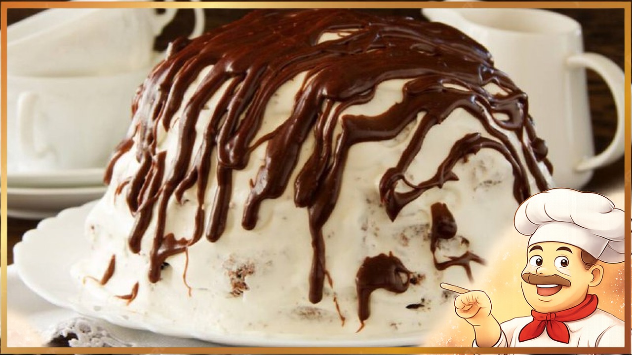 Торт из пряников со сметаной и ананасами