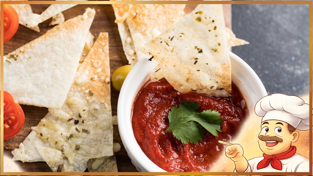 Сырные чипсы из лаваша