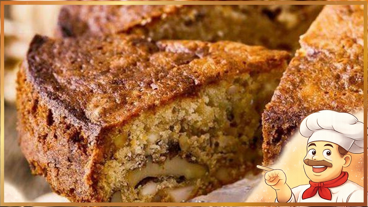 Ореховый пирог с медом