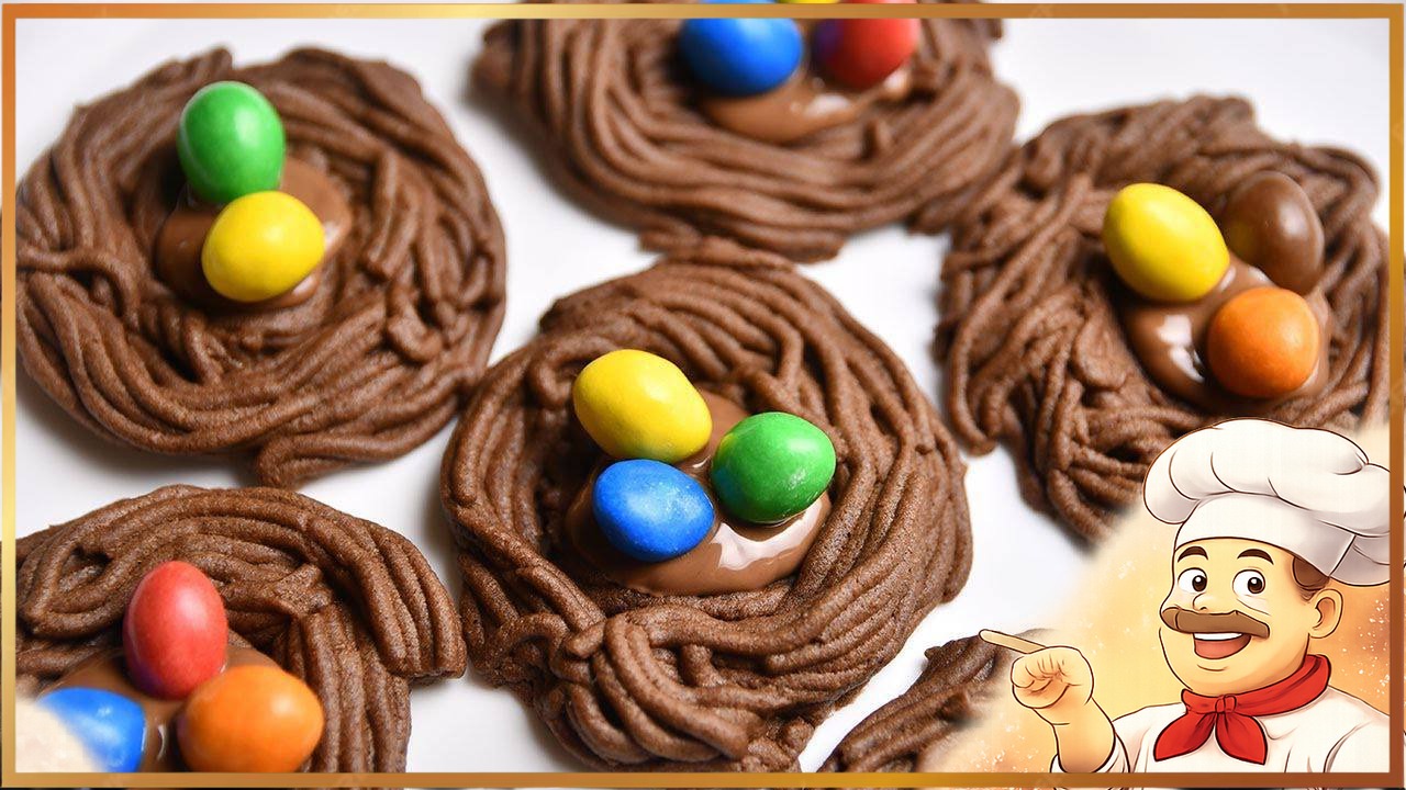 Пасхальное печенье «Гнезда»