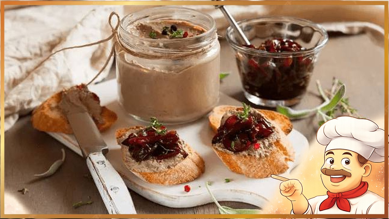 Простой печёночный паштет с вином и изюмом