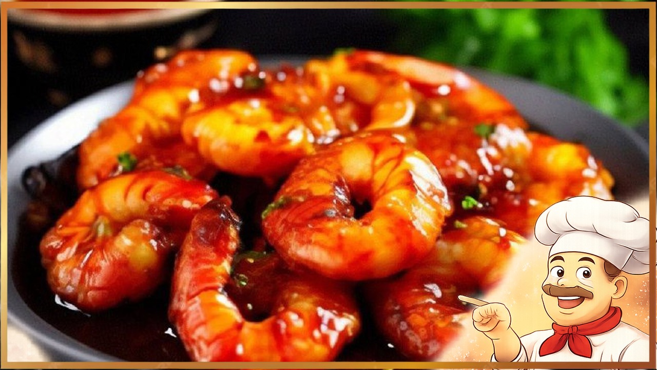 Креветки в медово-соевом соусе