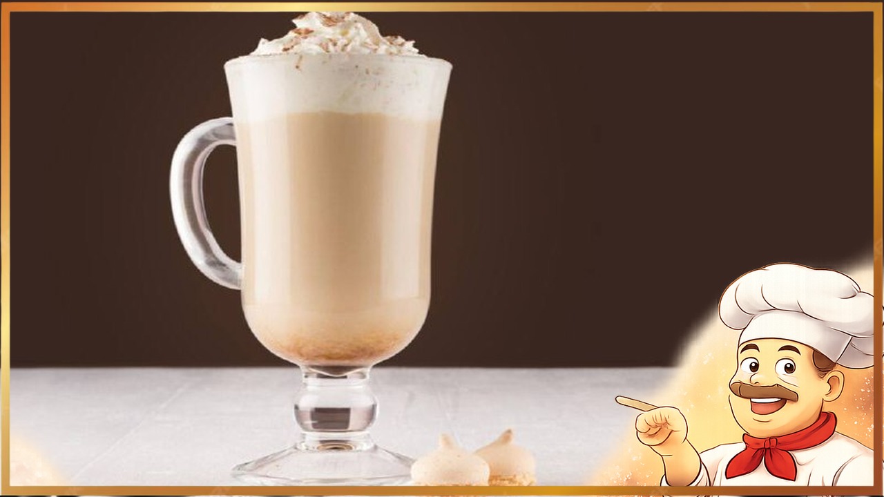 Белый горячий шоколад с тыквой