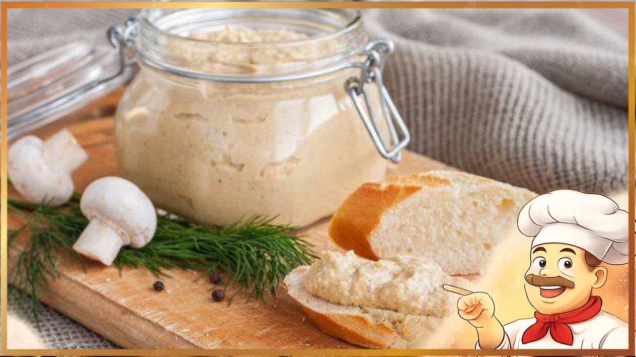 Грибной паштет со сливочным сыром