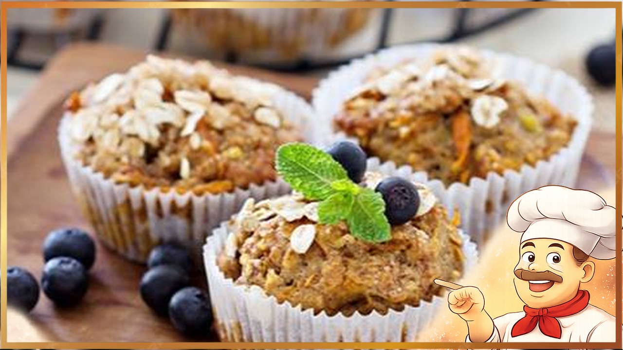 Овсяно-банановые маффины