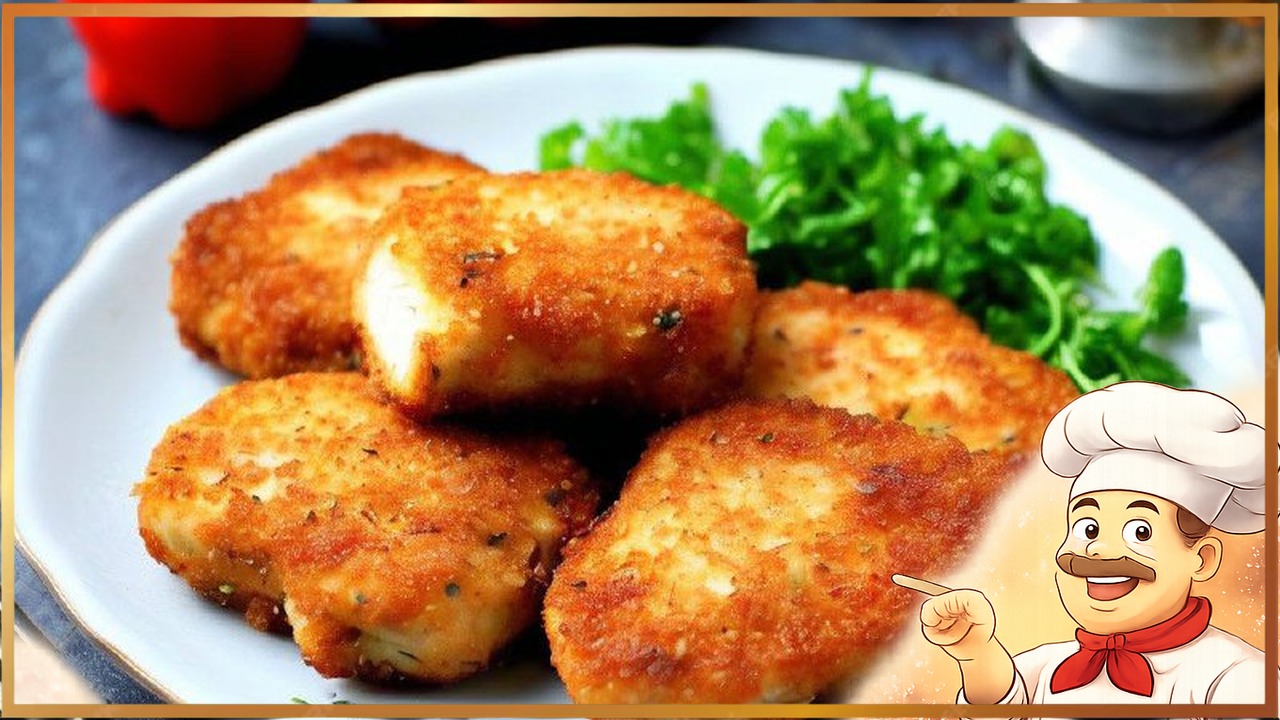 Печеные куриные котлетки со сладким перцем