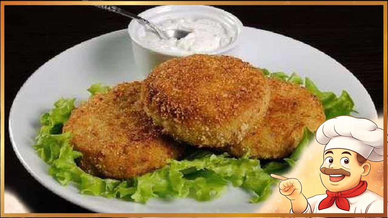 Котлеты из отварной куриной грудки