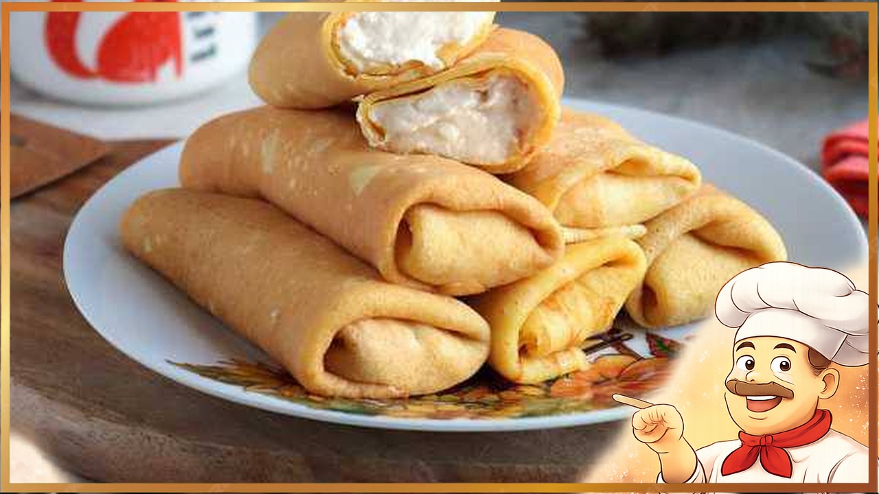 Блинчики с творожной начинкой