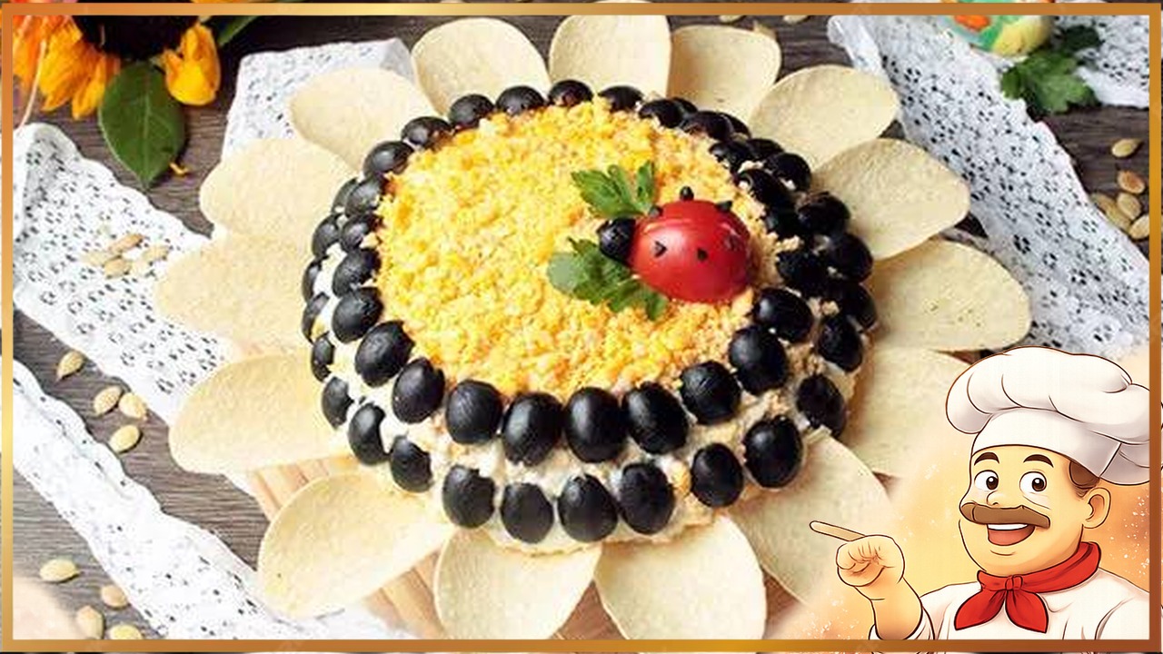 ​​​​Салат «Подсолнух»