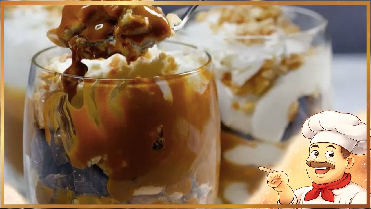 Десерт в стакане