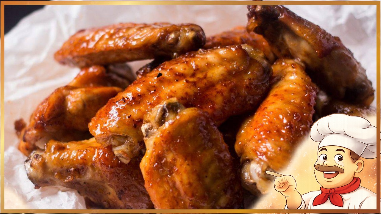 Хрустящие куриные крылья, запечённые в духовке