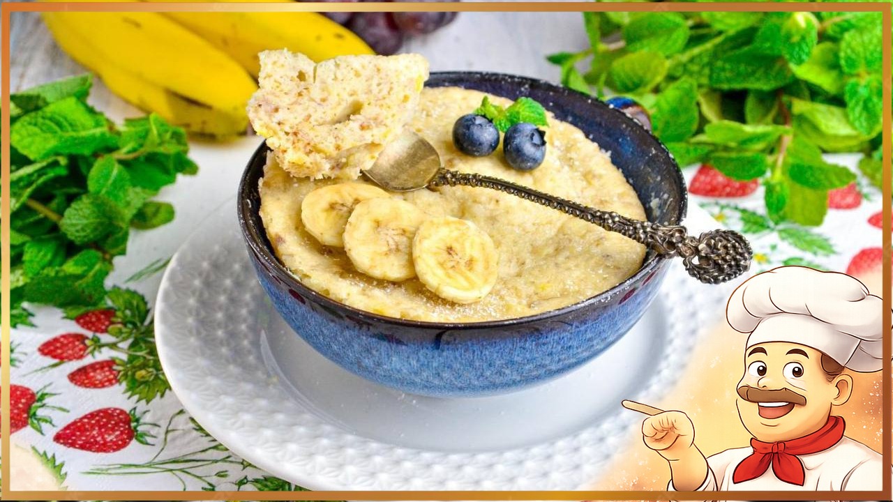 Быстрый банановый кекс