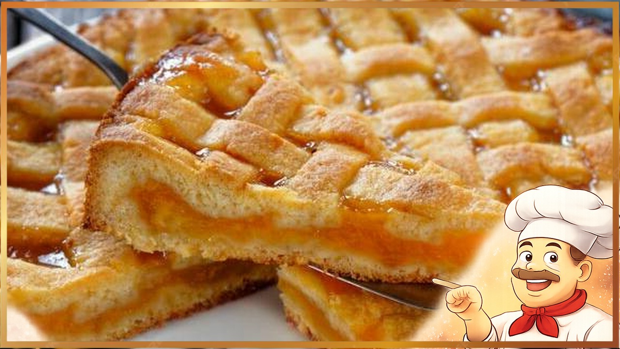 Песочный пирог с вареньем