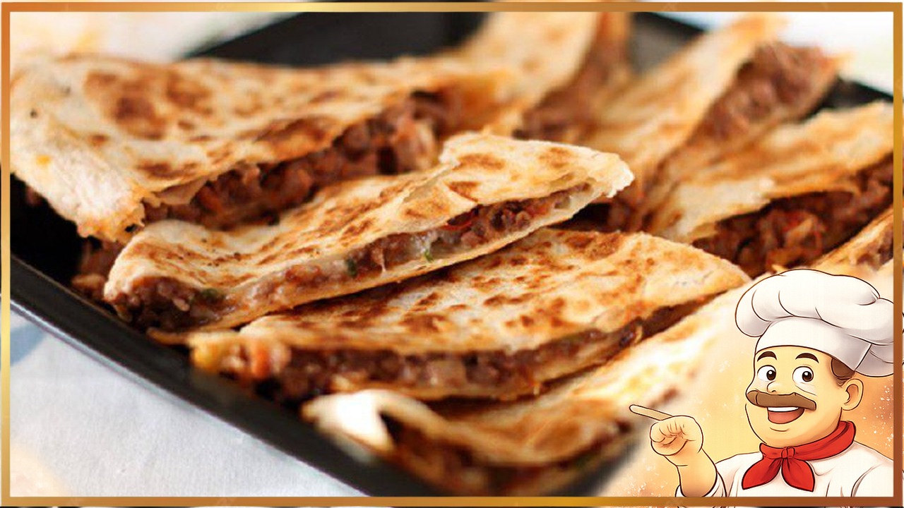 Кесадилья с шашлыком