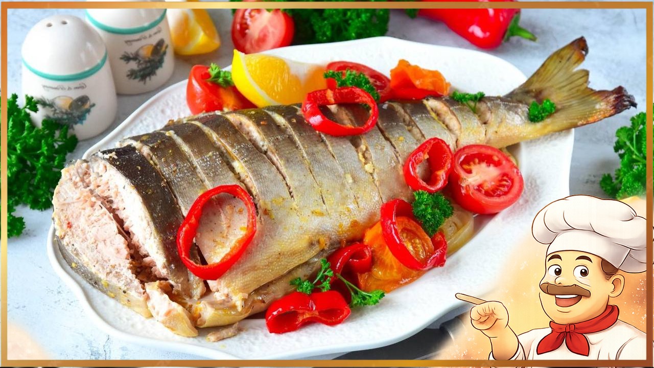 Горбуша, запечённая в духовке