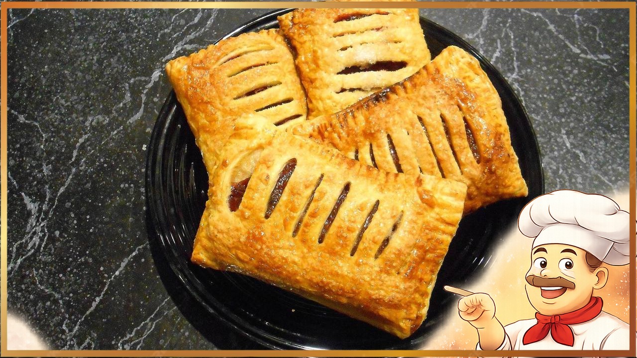 Слойки с вишней