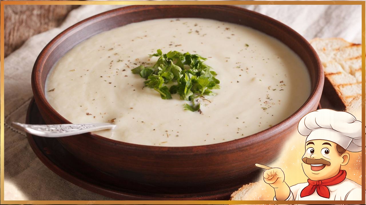 Крем-суп из цветной капусты и яблок