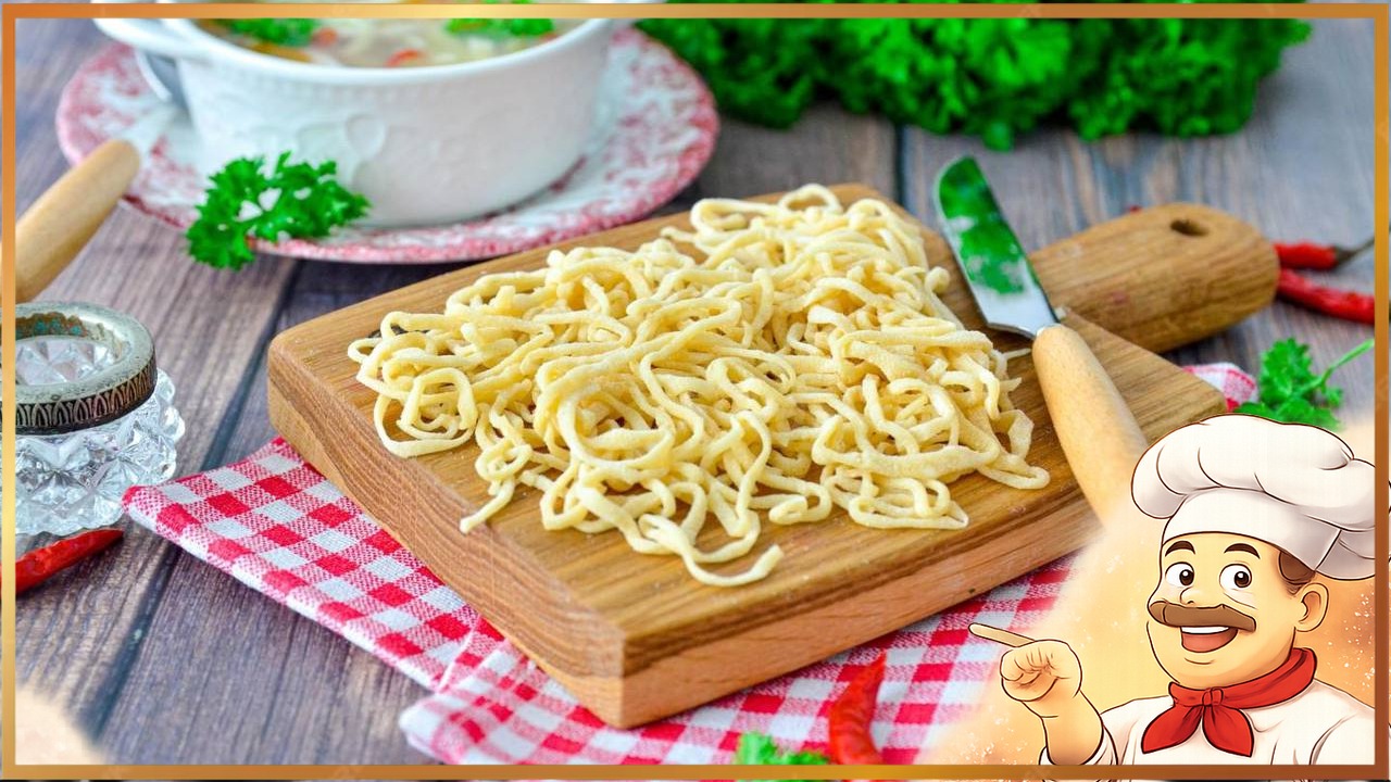 Домашняя яичная лапша