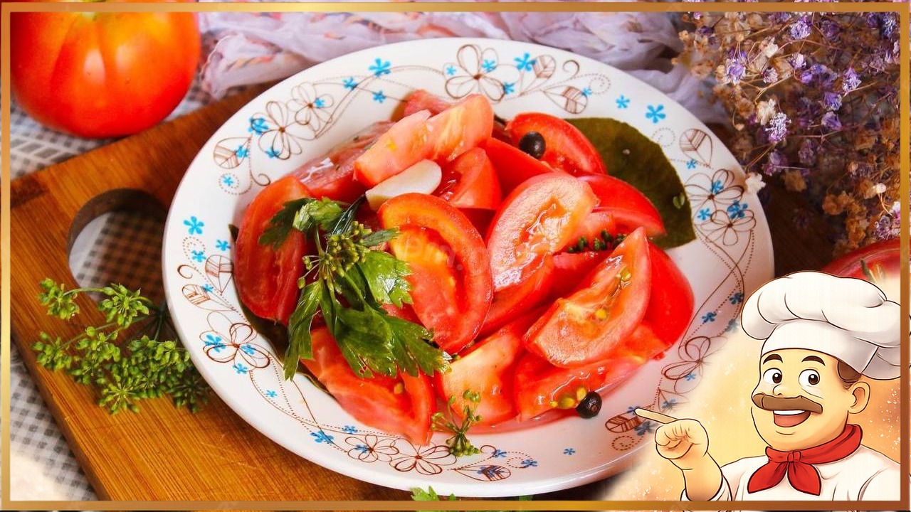 Малосольные помидоры с соевым соусом