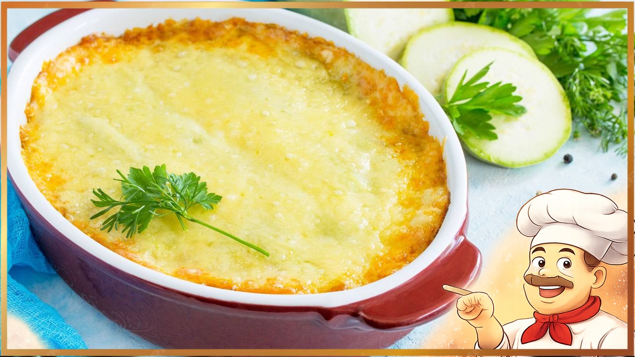 Запеканка из кабачков с фаршем и помидорами