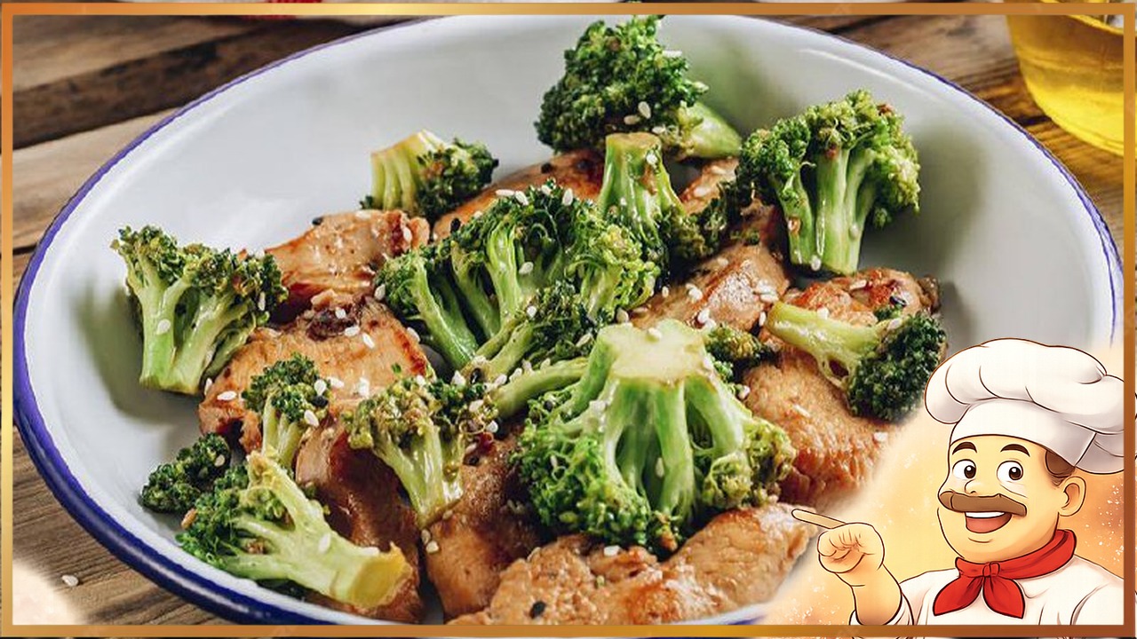 Тушёная индейка с брокколи