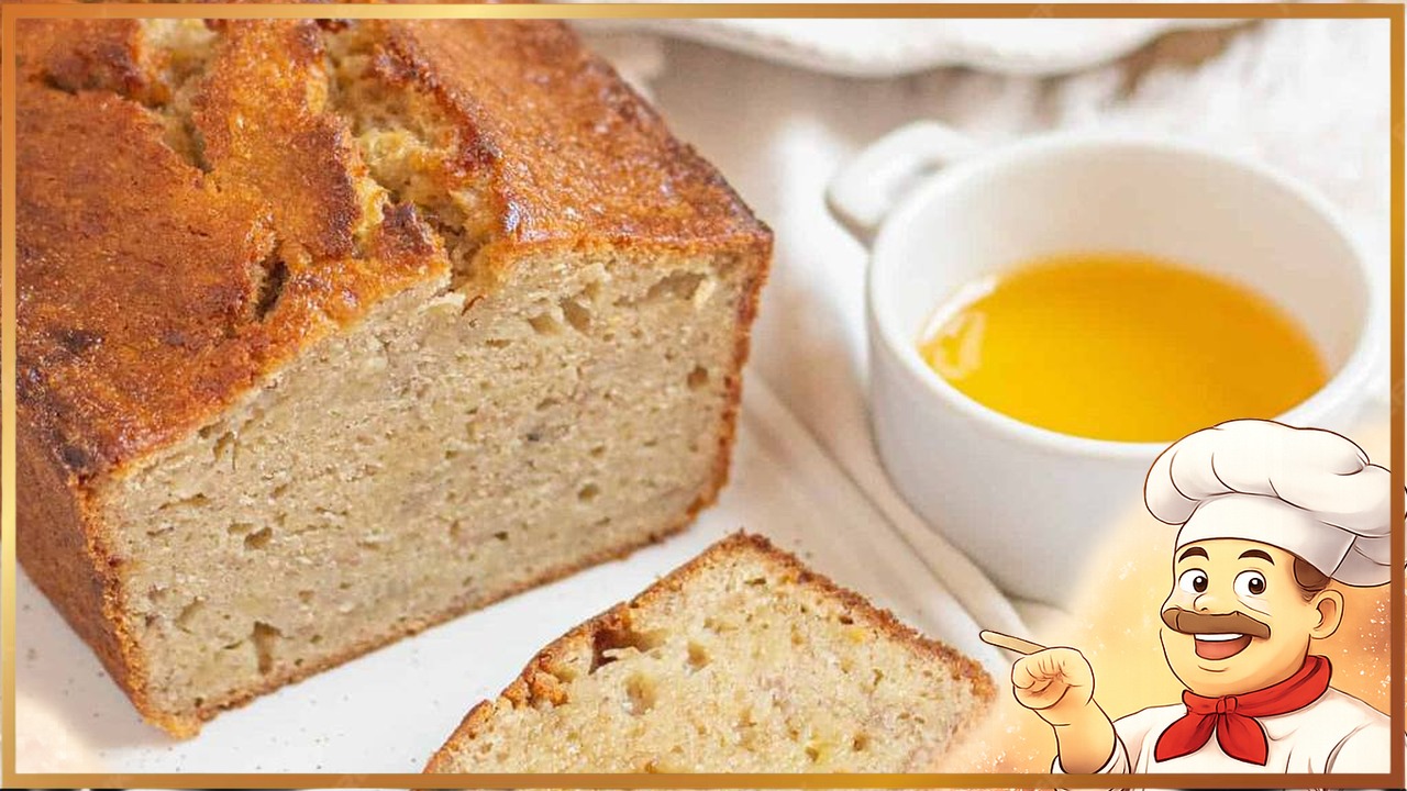 Банановый хлеб из трёх ингредиентов