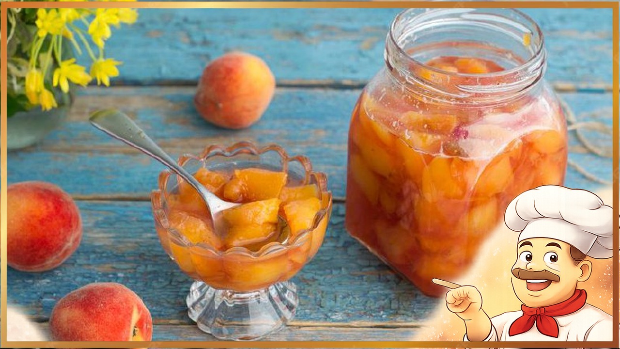 Варенье из персиков с корицей