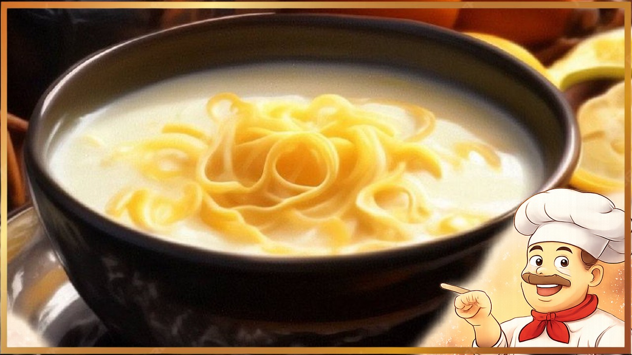 Молочный суп с вермишелью