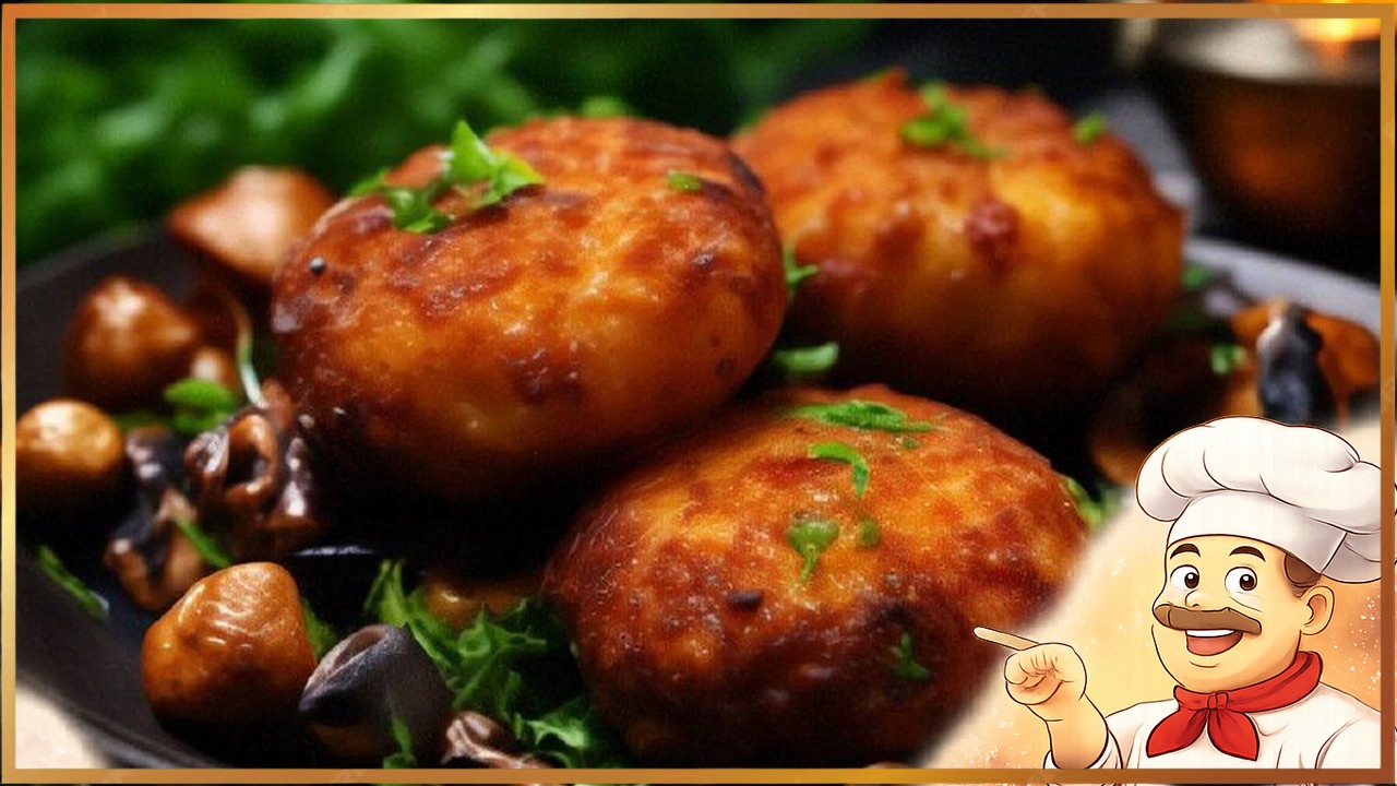 Куриные зразы с грибами