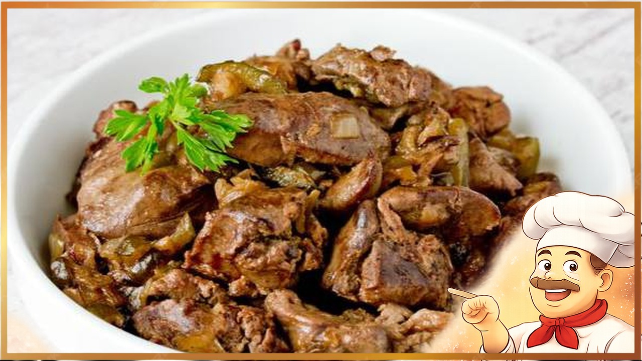 Жареная печень индейки