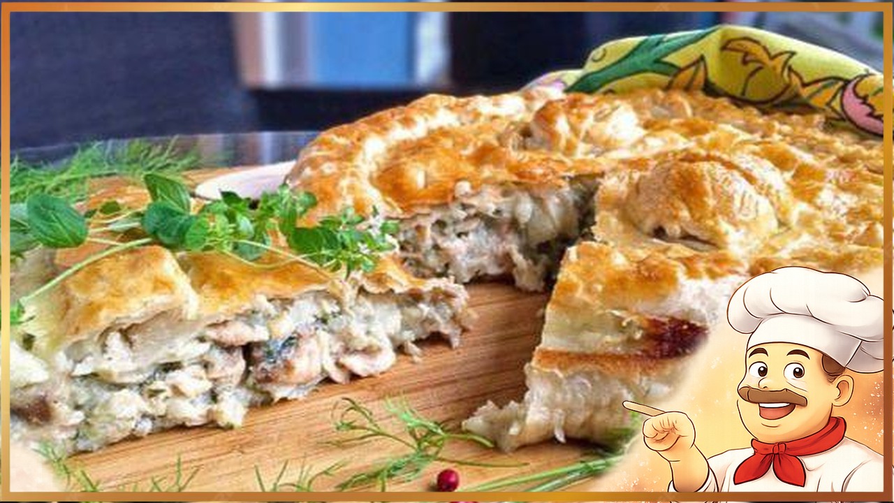 Заливной рыбный пирог