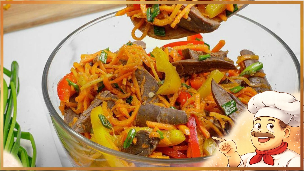 Салат с сердечками