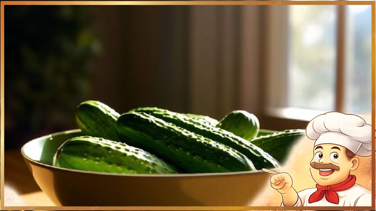 Малосольные огурчики на минералке