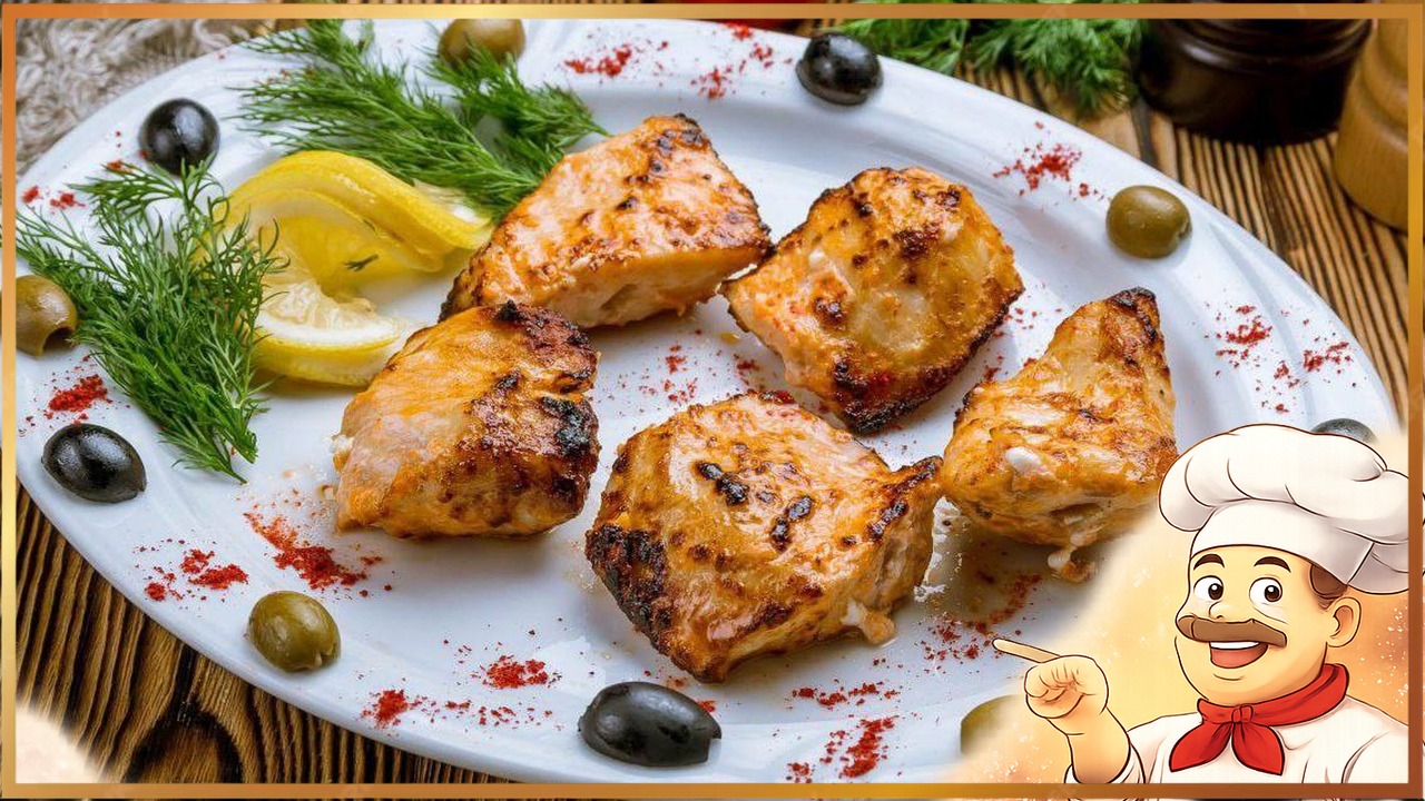 Шашлык из рыбы в марокканском стиле