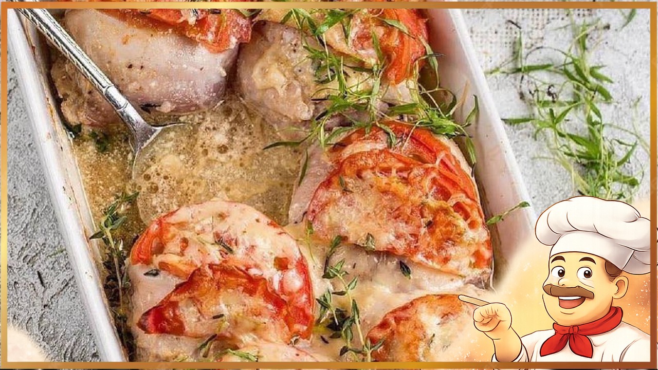 Куриные рулетики с грибами и сыром