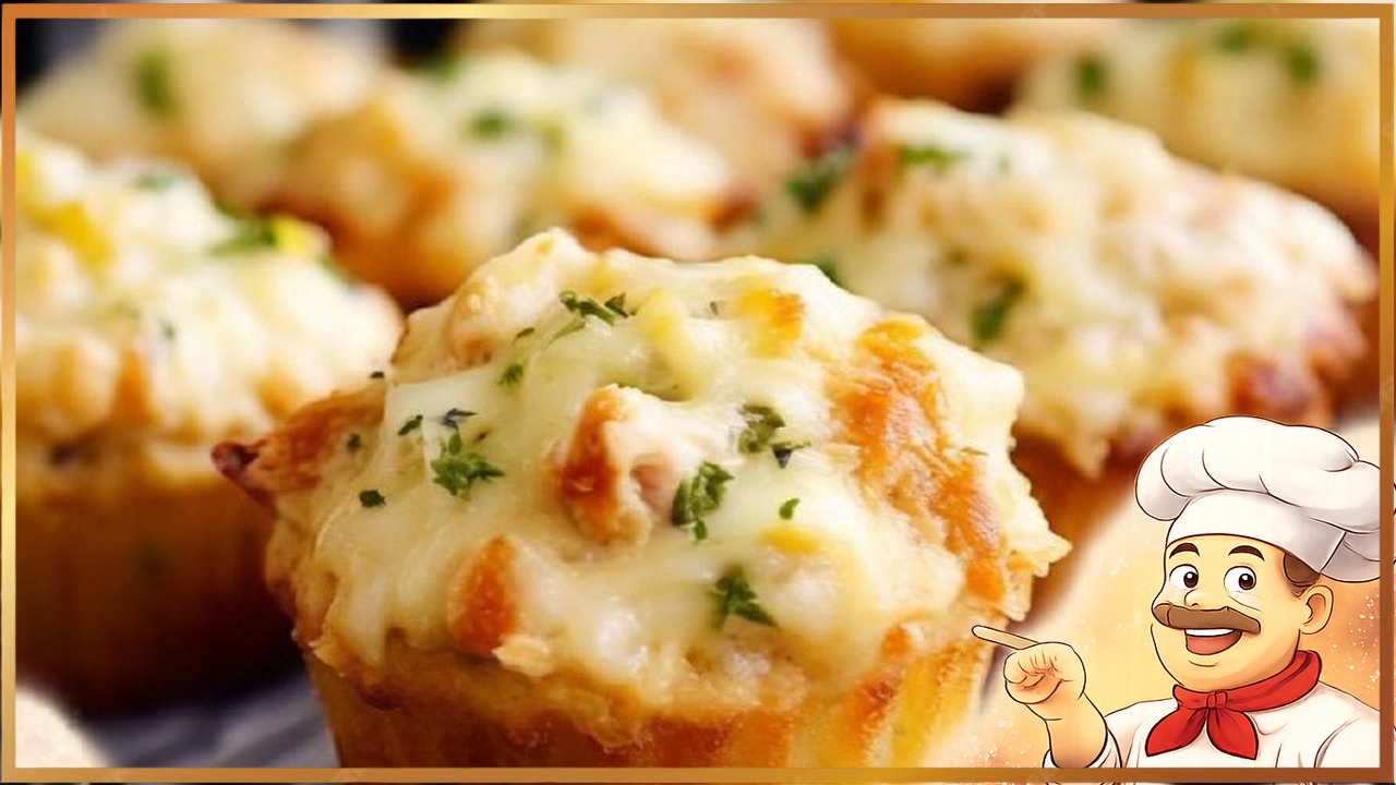 Куриные маффины с сыром