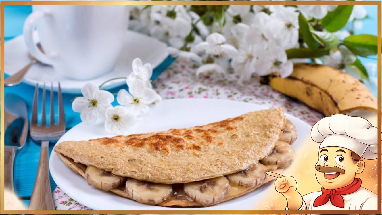 Овсяноблин с бананом