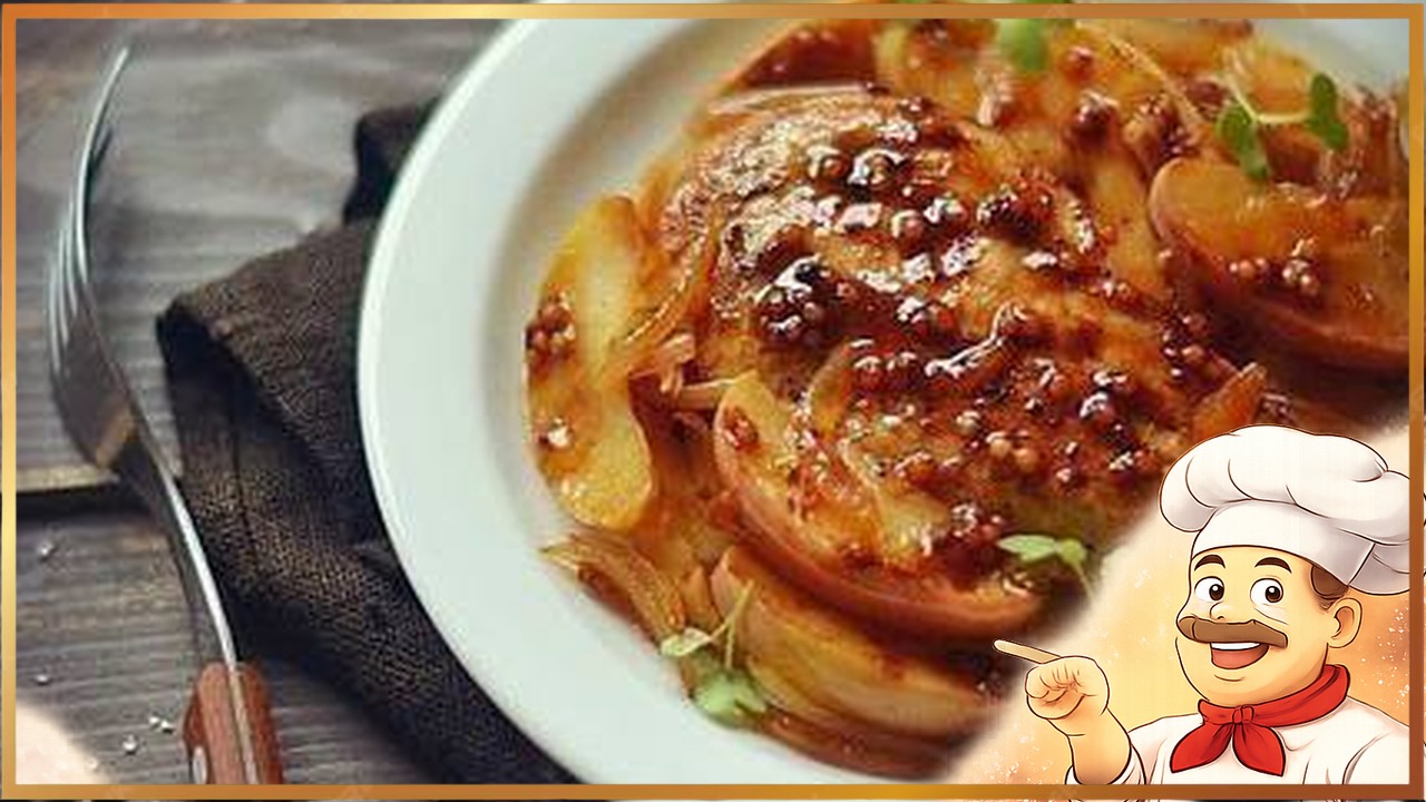 Куриная грудка с яблоком