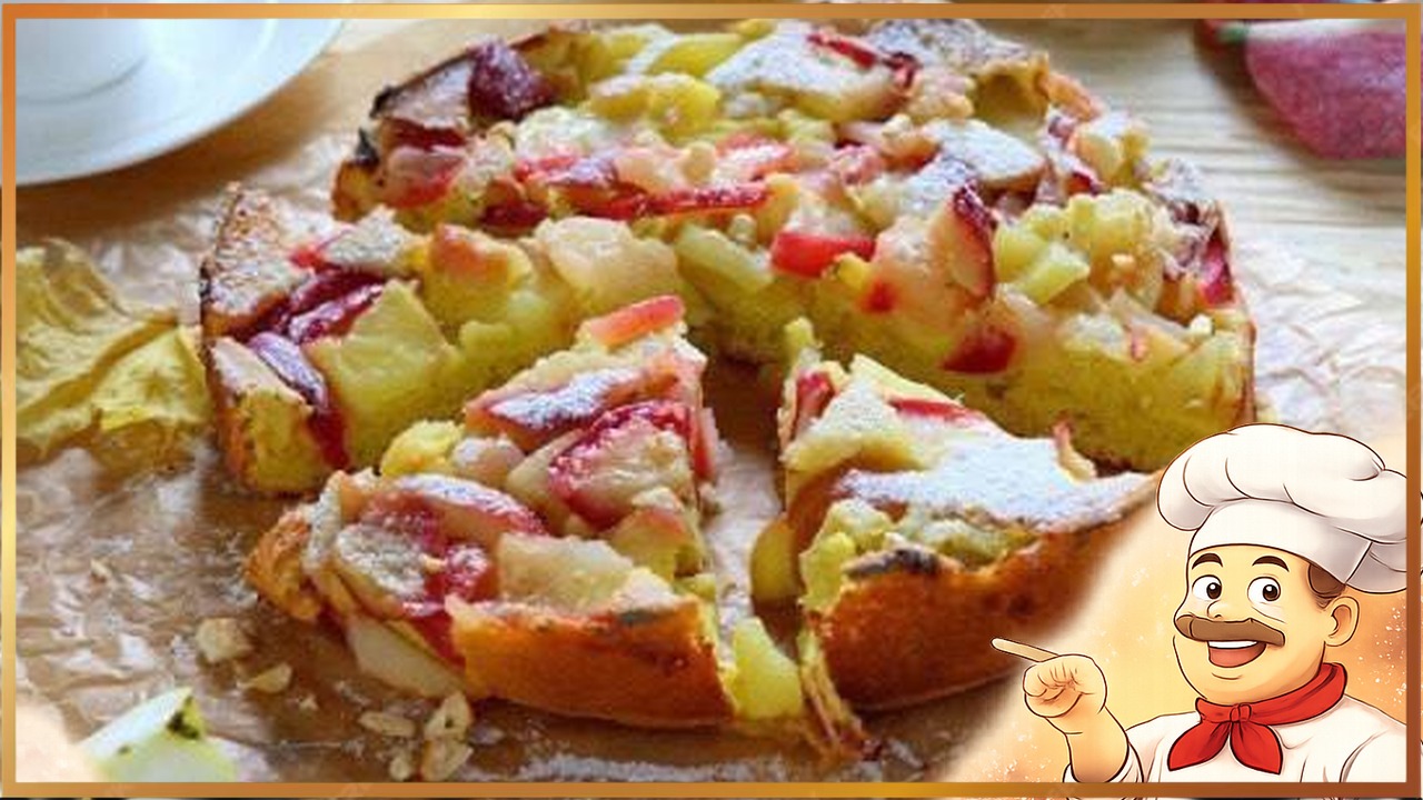 Диетическая шарлотка