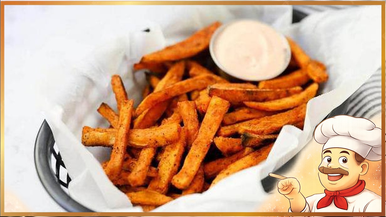 Жареный батат фри