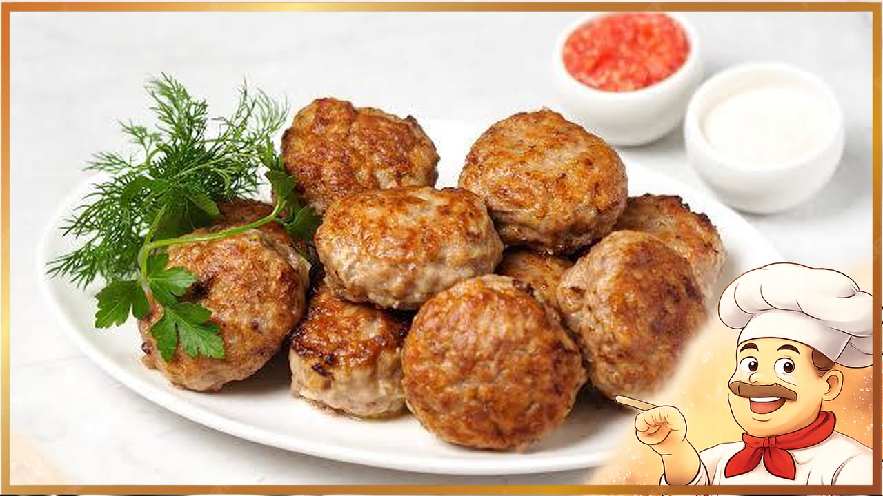 Котлеты из свинины с луком