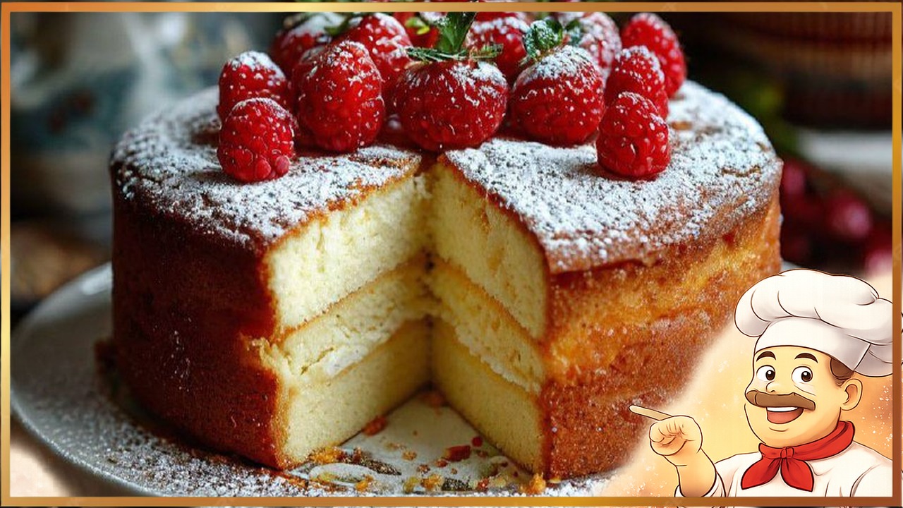 Торт с заварным кремом