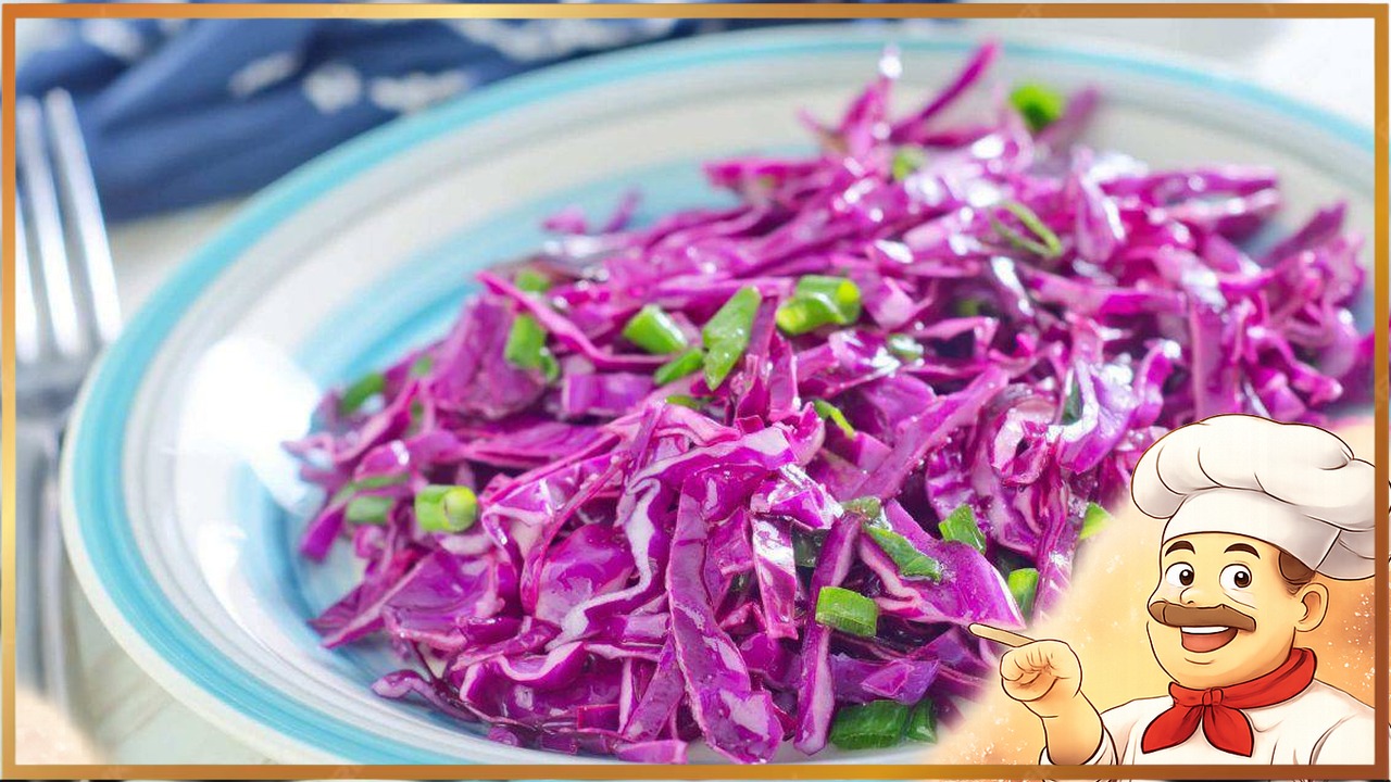 Легкий салат из капусты