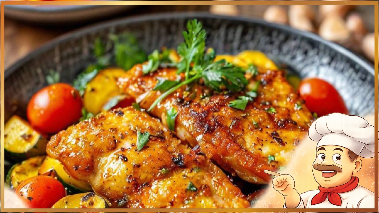 Курица с овощами