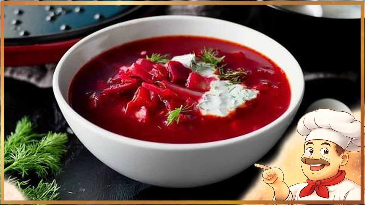 Борщ с курицей