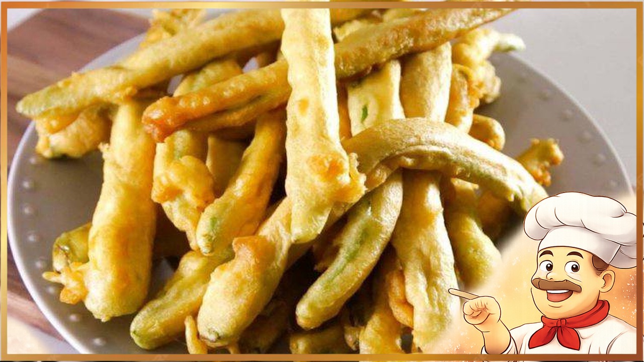 Стручковая фасоль в кляре